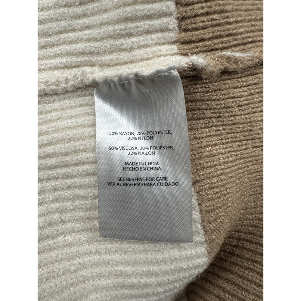 Express Women's Crewneck Pecan Long Sleeved Size XS Relaxed Fit Sweater - Picture 8 of 9